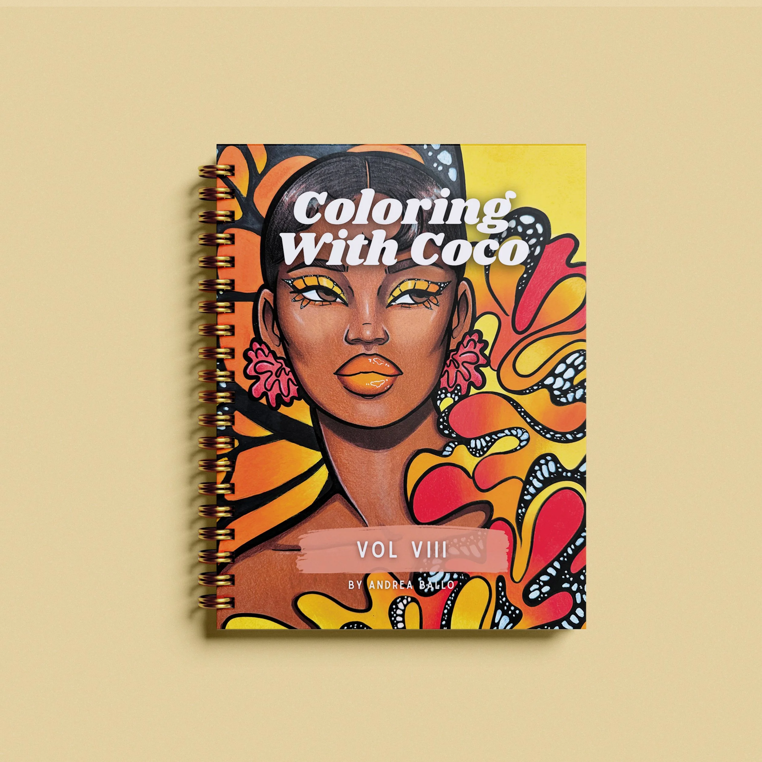 NEW! Wire-bound Coloring with Coco Vol. VIII - the Portrait